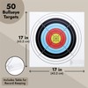 Okuna Outpost 50-Pack Bullseye Large Paper Shooting Range Targets for