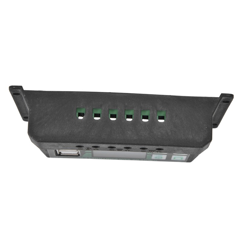Solar Charge Discharge Controller Adjustable LCD Display PWM Dual USB