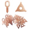 100PCS Dent Pulling Rings, Dent Pulling Puller Rings Triangle OT