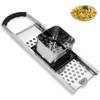 Spätzle Slicer, Spaetzle Grater, Stainless Steel Spaetzle Press with Rubber