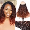 4 packs Track Braid Hair Boho Box Braids Goddess Curl