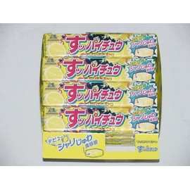 12 Big Packs- MORINAGA Sour Lemon HI CHEW Chewy & Tasty Japanese Candy - 1 Box by Morinaga