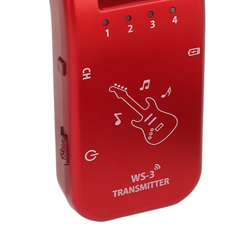 Wireless Guitar Transmitter Receiver Audio Transmission Upgraded USB Rechargeable Battery
