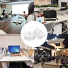 QINGYIWL 6 Pieces Cable Grommet Desk, 60 mm Cable Pass