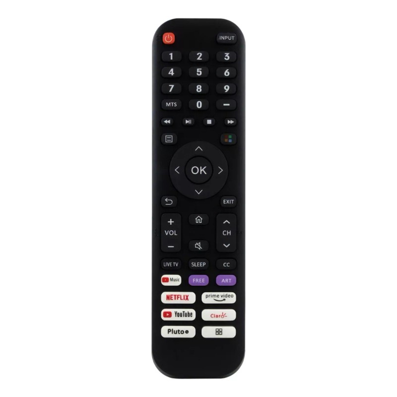 Control Compatible Con Hisense Modelo En2d30h Smart Tv