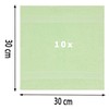 Betz Palermo Flannels 100% Cotton 30 x 30 cm Green