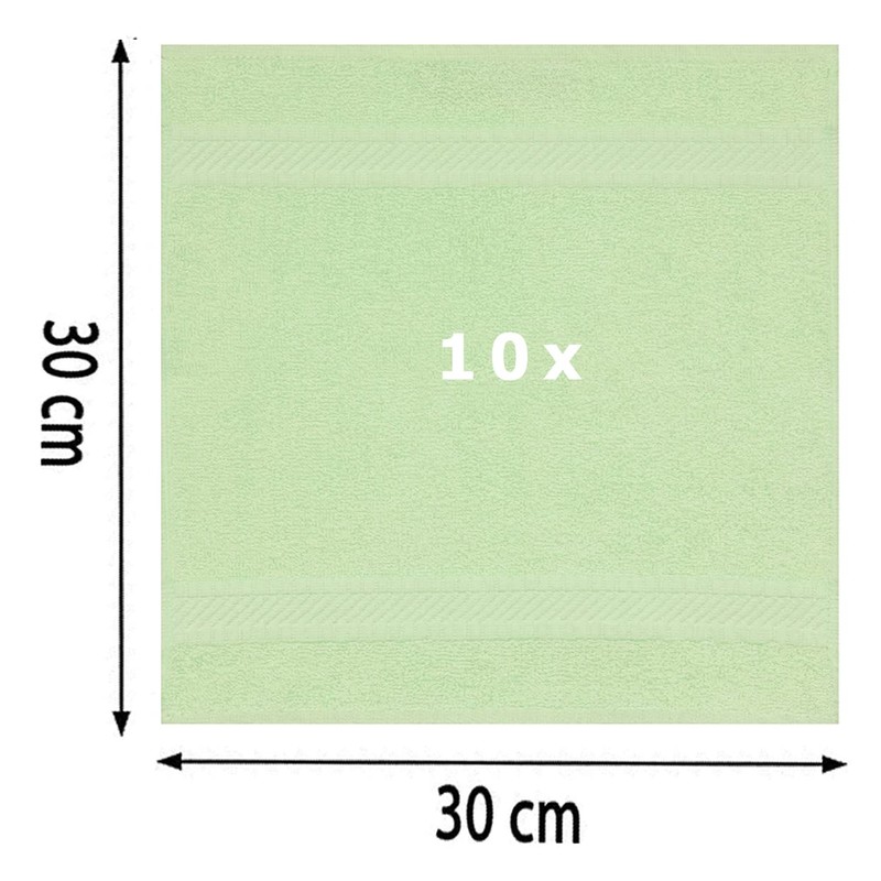 Betz Palermo Flannels 100% Cotton 30 x 30 cm Green