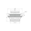 High-quality Click Clack Drain Fitting Brass for Bathtub and Shower
