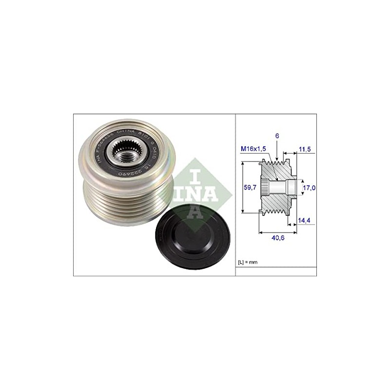 INA 535 0227 10 Generator Freewheel