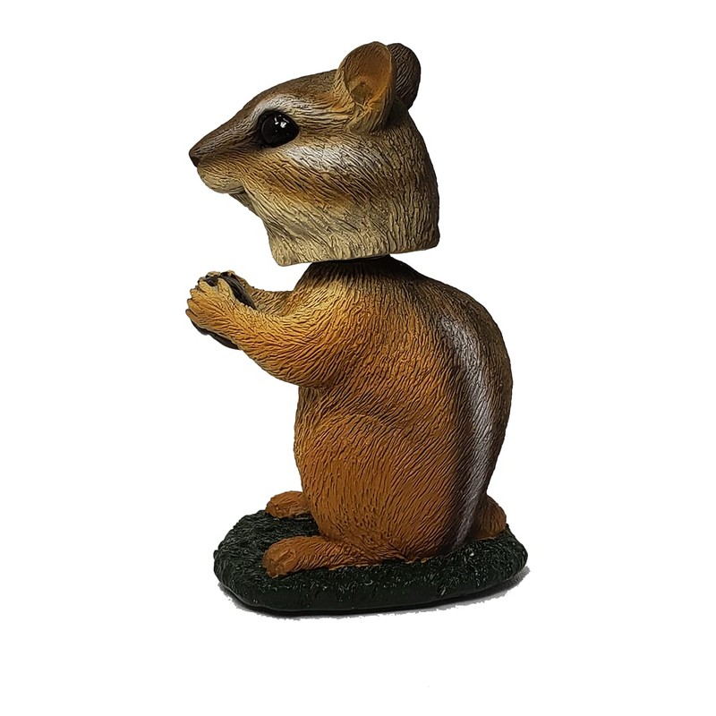 Animal Den Chipmunk Bobblehead Figure Statue Gift for Car Dashboard