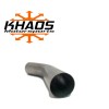 KM 2 End Expanded 3" 45 Degree 16ga Aluminized Mandrel