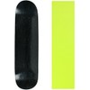 Moose Skateboard Deck Blank Stained Black 8.0" Yellow Grip