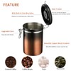 Home Bay Coffee Canister 0.9L, Airtight Coffee Container with Date