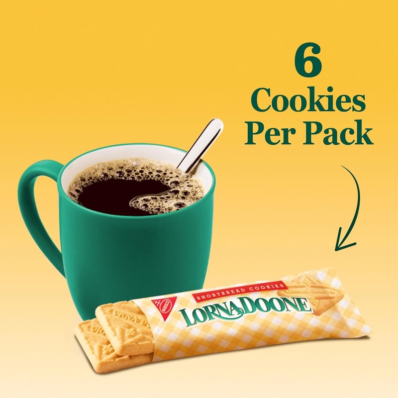 Shortbread Cookies Gourmet Butter Treats, Individually Wrapped - Breakfast Tea