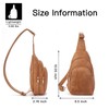 Telena Sling Bag for Women Leather Fanny Pack Crossboday Bags