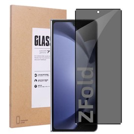 Galaxy Z Fold 7 360° Anti-Peeking Glass Film, Galaxy Zet, Fold 7, Outer Screen, Glass Film, 360° Peeking Prevention, Top and Bottom, Left and Right Peeking Prevention, Privacy Protection, Full Protection, Bubble Free, Oil Repellent, Easy Installation, Full Protective Film
