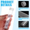 Kanayu 200 Pcs 10ml Plastic Test Tubes with Lids Vial