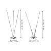 VILLFUL Small Flag Stands Pcs Metal Flag Poles Bases Desk