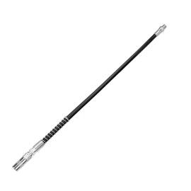 JoJoiasTop 18 Inch Resin Spring Flex Hose Grease Gun Accessory Kit,10000 PSI High Pressure Quick Release Grease,1/8 NPT Threads(1-Pack)