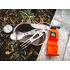 OUTDOOR EDGE Unisex Chow Pal Camping Cutlery Silver 16 5
