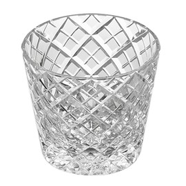 Kagami Crystal T709-1564 Soba Boar Mouth Clear Edo Kiriko Yarai Heavy Crest