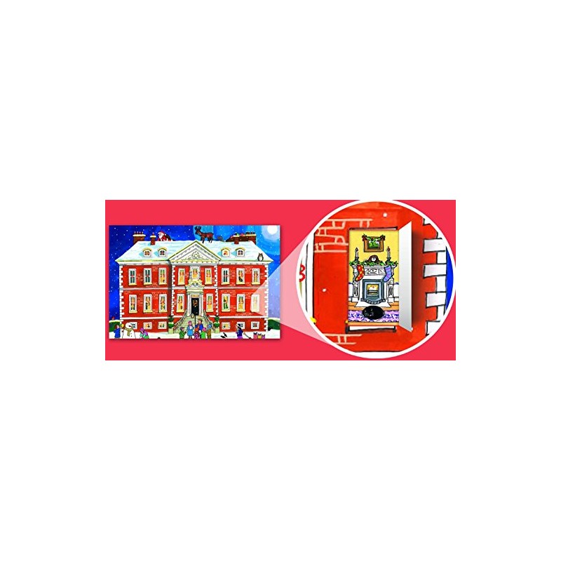 Alison Gardiner Pack of 4 Traditional Advent Calendar Cards -