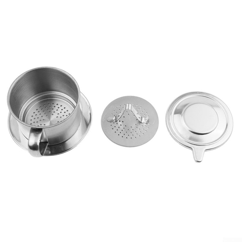 Vietnam Coffee Pot, Stainless Steel Vietnamese Coffee Drip Filter Coffee