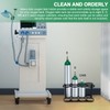 Oxygen Tank Holder, Oxygen Tank Rack, Detachable Medical Oxygen Tank