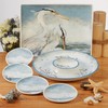 Certified International Shorebirds Rectangular Platter, 16" x 12" x 1.25",