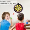 18 Pcs Kids Darts, Kids Dart Board, Portable Replaceable Kids