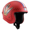 LS2 Helmets Open Face Spitfire Spark Helmet (Primer Red -