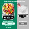 Uten Digital Kitchen Scales, White Letter Scales with Tare Function,