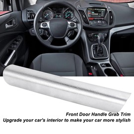 Manija de Puerta Interior Delantera Moldura Elegante Tirador de Reposabrazos Plateado para Vehículo de Escape 2013-2019 (Derecha 1490249 00 C)