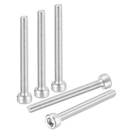 DTGN M3-0.5x30 Socket Head Cap Screws Bolts - 100Pack - Good for Road Bicycle, Mountain Bike, Auto, Motorcycle - 316 Stainless Steel Hex Head Metric Screws - Silver