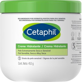 CETAPHIL Crema Hidratante 1 pz 453 g Restablece la Barrera Natural de la Piel en 1 Semana Recomendada por Dermatólogos para Piel Sensible