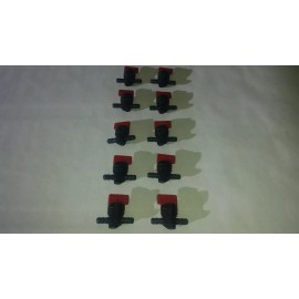 CLM 10 PACK GAS FUEL Shutoff Valve 1/4" FIT TORO ARIENS SNAPPER CRAFTSMAN SNOWBLOWER