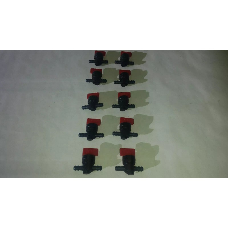 CLM 10 PACK GAS FUEL Shutoff Valve 1/4" FIT TORO