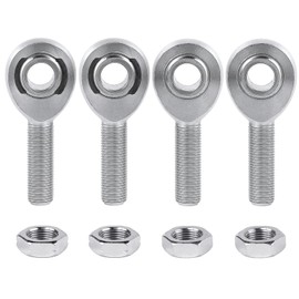 GaiRen 5/8” Heim Joints Rod End Kit, Right and Left Hand Thread 625” Chromoly Joints Panhard kit (4 Pack)