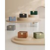SONGMICS Caja de Joyas, 3 Niveles, Tapa de Cristal, 2