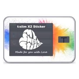 MySweetStitch - 1 x Tandem t:slim X2 sticker, made in Germany, Holi Festival