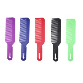 TOVINANNA 5pcs Professional Barber Comb Hair Styling Tool for Men for Salon Use and Haircuts Smooth Teeth Design for Comfortable Grip Mixed Colors