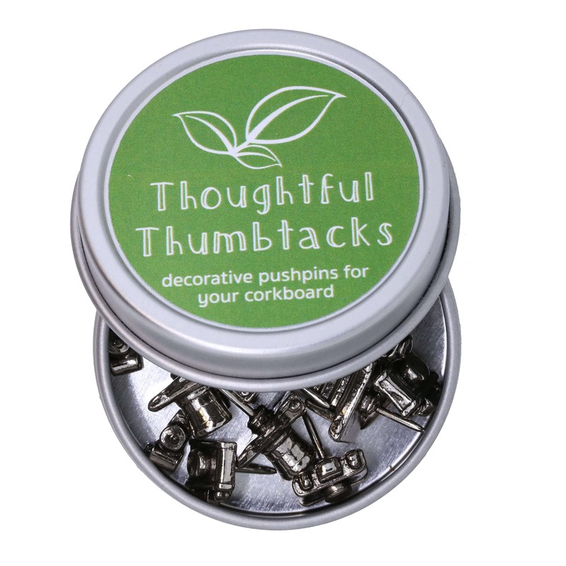 Photography Pushpins - Silver Finish