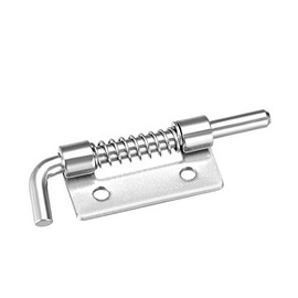 sourcing map Spring Latch, 2.2 Inch Right-Handed Stainless Steel 304 Barrel Bolt Lock for Cabinet Door