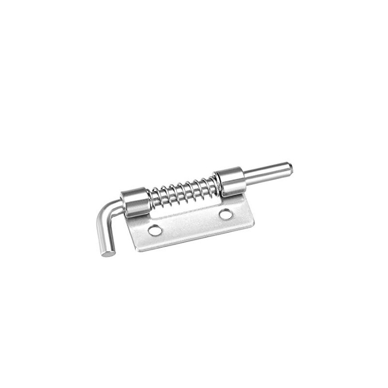 sourcing map Spring Latch, 2.2 Inch Right-Handed Stainless Steel 304