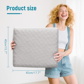 Beuuatm Wheelchair Back Cushion,Foam Pad Wheelchair Seat Cushion Backrest to Relieve Back