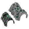 jojofuny 2Pcs Train Tunnel Model Realistic Cave Accessory for Railway