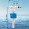 Universal Cistern Filling Valve, Toilet Filling Valve Replacement Parts with