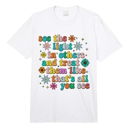 See Light in Others Inspirational for Women Positive Message Comfort Colors Adult Heavyweight T-Shirt