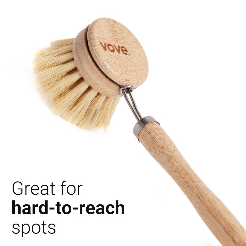 Vove | Eco Kitchen Cleaning Bundle | Bamboo Dish Brush