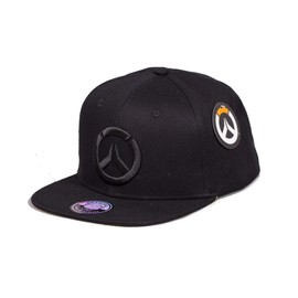 Overwatch - Black Pattern - Snapback Cap | Original Merchandise by Blizzard, black